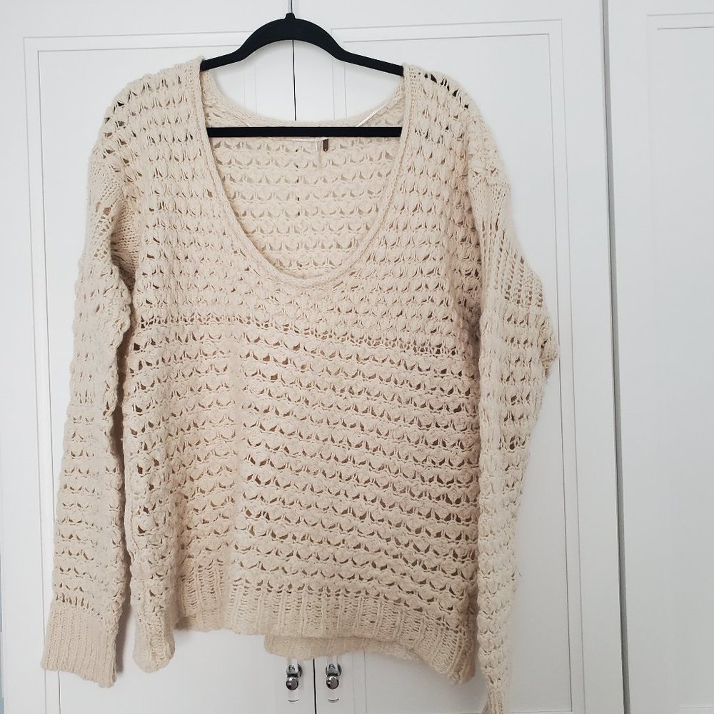 Free People Oversized Knit Sweater